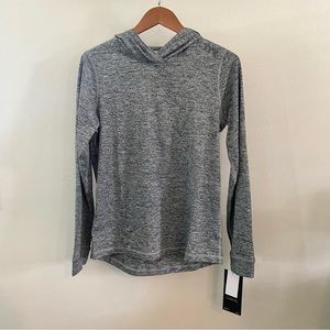 TYR | unisex heather gray long sleeve performance hoodie shirt - NWT